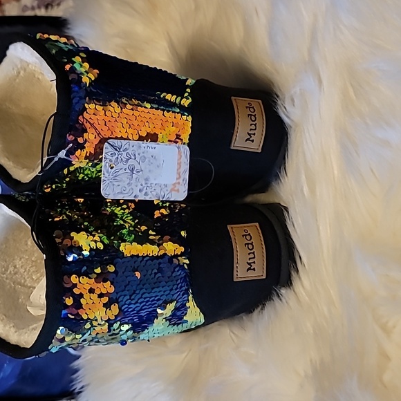 💜💙🩷Mudd Sequin Rainbow Boots💜💙🩷 - Picture 6 of 9